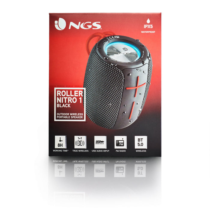 EAN 8435430620306 - NGS Roller Nitro 1 Altavoz portátil estéreo Negro 10 W imagen 3