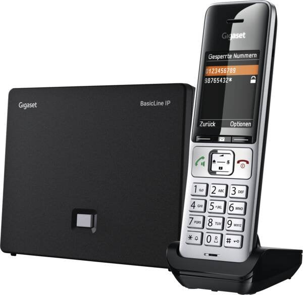 EAN 4255781907864 - Gigaset BasicLine IP + COMFORT 500HX Teléfono DECT Identificador de llamadas Negro, Plata imagen 3