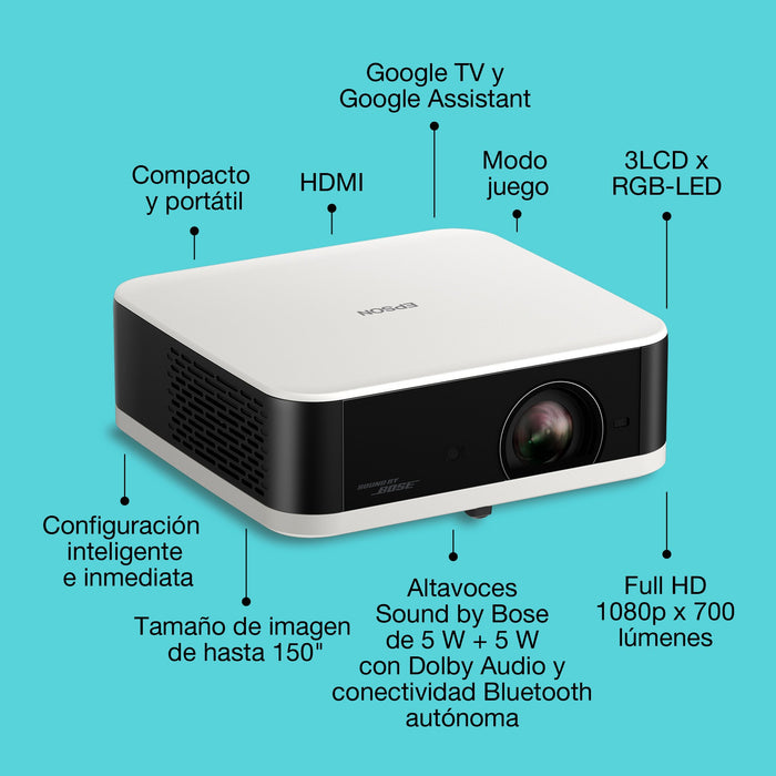 EAN 8715946741529 - Epson V11HB72040 videoproyector Proyector de alcance estándar 700 lúmenes ANSI 3LCD 1080p (1920x1080) imagen 6