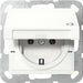 EAN 4010337094081 - GIRA System 55 toma de corriente Schuko Blanco imagen 1
