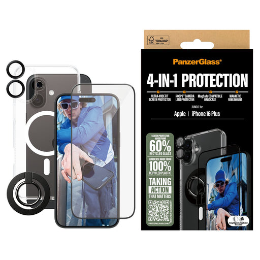 EAN 5715685003516 - PanzerGlass ® 4-in-1 Protection Bundle iPhone 16 Plus Protector de pantalla Apple 1 pieza(s) imagen 2