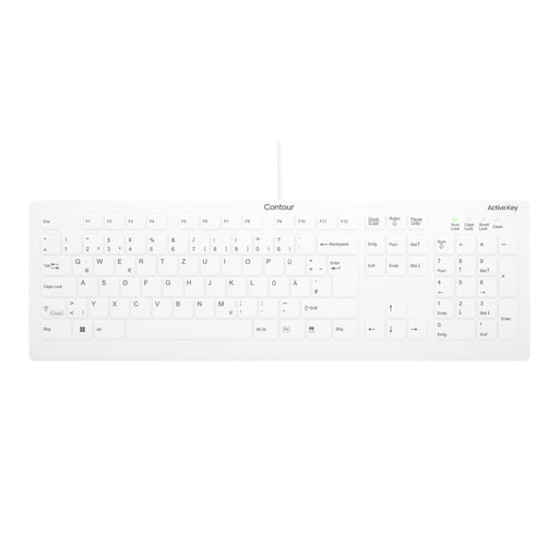 EAN 7061118086877 - Contour Design Active Key AK-C8112 teclado Médico USB QWERTZ Alemán Blanco imagen 1