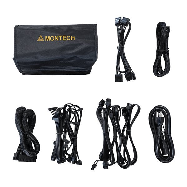 EAN 4710562744521 - Montech TITAN GOLD 1000W unidad de fuente de alimentación 20+4 pin ATX ATX Negro imagen 8
