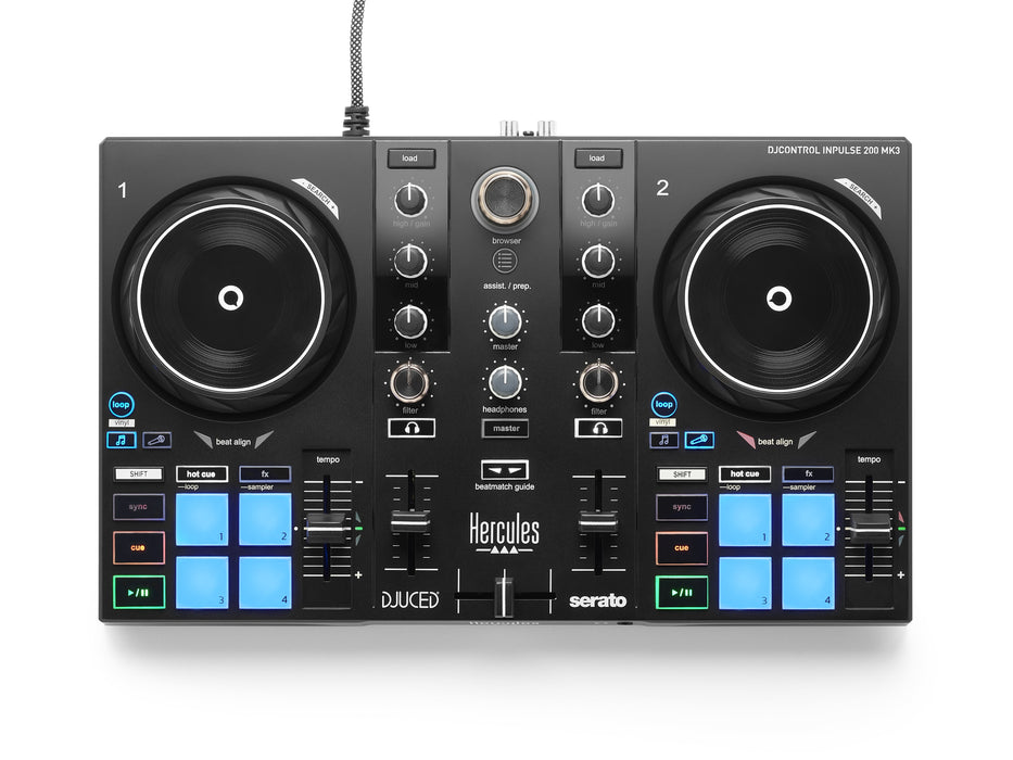 EAN 3362934747817 - Hercules Inpulse 200 MK3 DVS (Sistema de vinilo digital) para scratch digital 2 canales Negro imagen 6