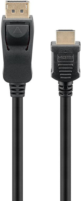 EAN 4040849648366 - Goobay 64836 adaptador de cable de vídeo 2 m DisplayPort HDMI tipo A (Estándar) Negro imagen 2