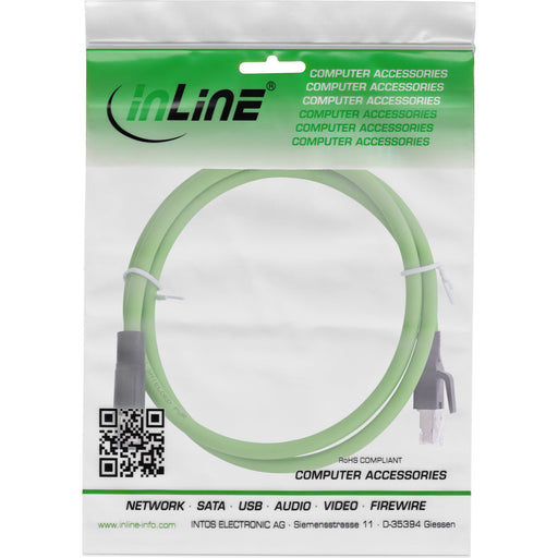 EAN 4043718318599 - InLine 40420 cable para sensor y actuador 20 m M12 RJ-45 Verde imagen 2