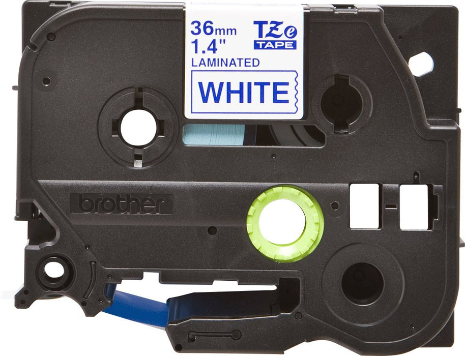 EAN 4977766685603 - Brother TZE-263 cinta para impresora de etiquetas Azul sobre blanco imagen 2