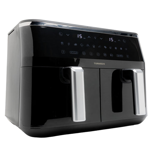EAN 6221127476057 - TORNADO TAFT-1000-GS freidora Doble 9 L Independiente 3100 W Freidora de aire caliente Negro imagen 2