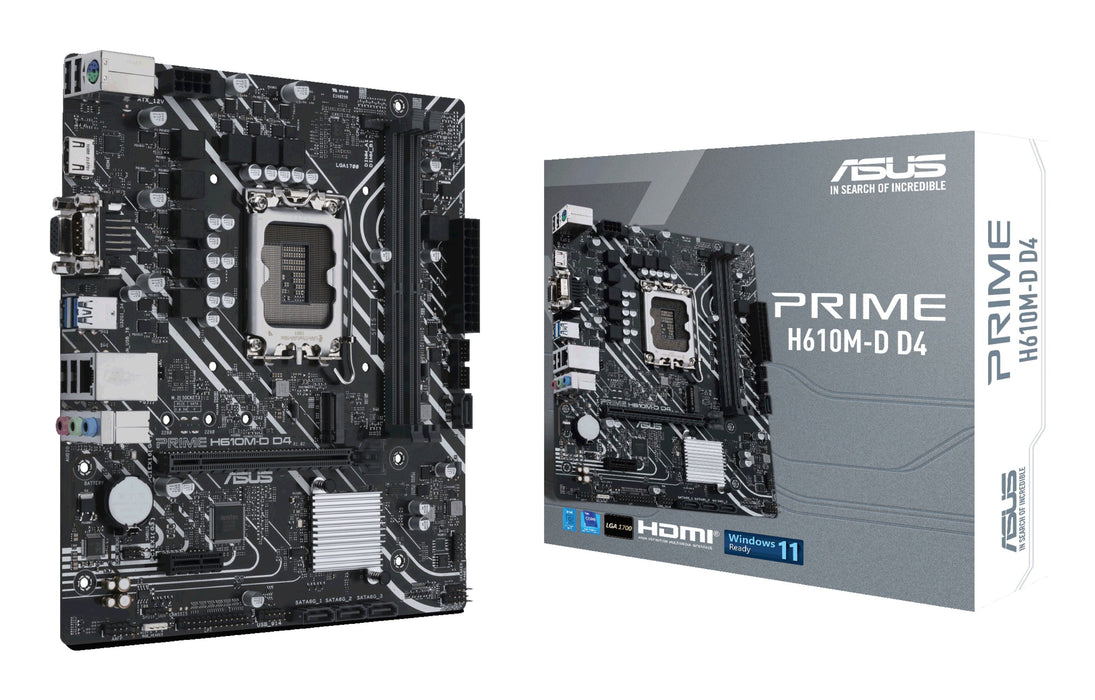 EAN 4711081540489 - ASUS PRIME H610M-D D4 Intel H610 LGA 1700 micro ATX imagen 1