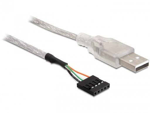 EAN 4043619830787 - DeLOCK 2.0-A male to pin header cable USB Plata imagen 1