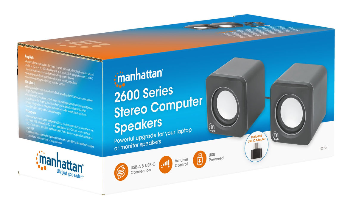 EAN 0766623102704 - Manhattan 2600 Series Negro, Plata Alámbrico 6 W imagen 10