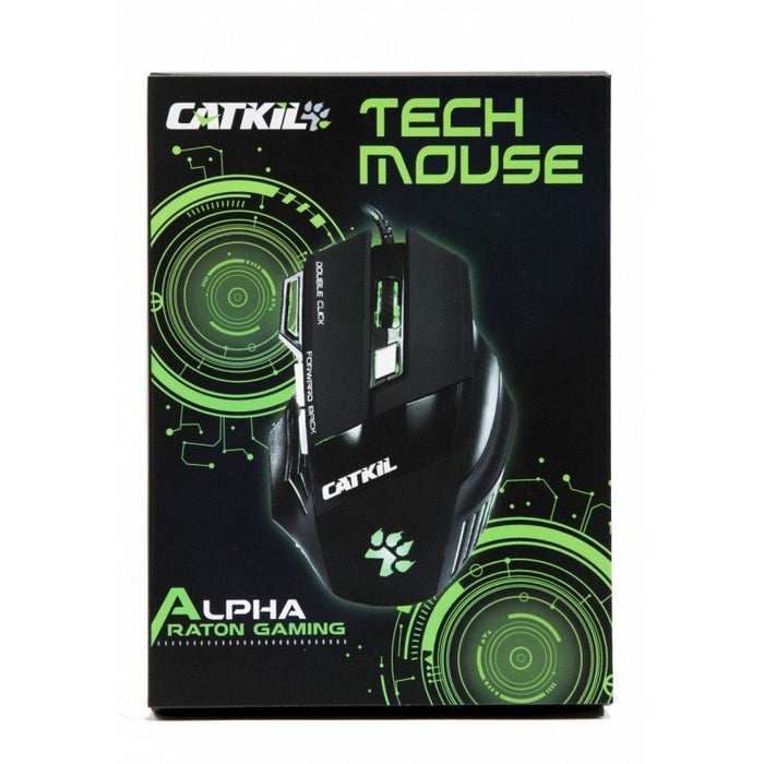 EAN 8435468000057 - Catkil Alpha ratón Juego Ambidextro USB tipo A Óptico 2400 DPI imagen 3