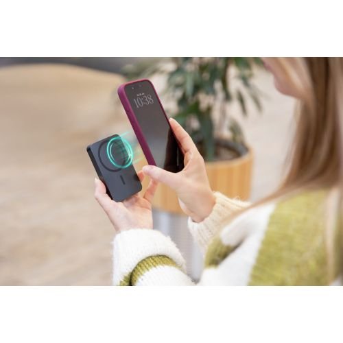 EAN 4013674222223 - Ansmann 1700-0198 batería externa Polímero de litio 5000 mAh Cargador inalámbrico Antracita imagen 3