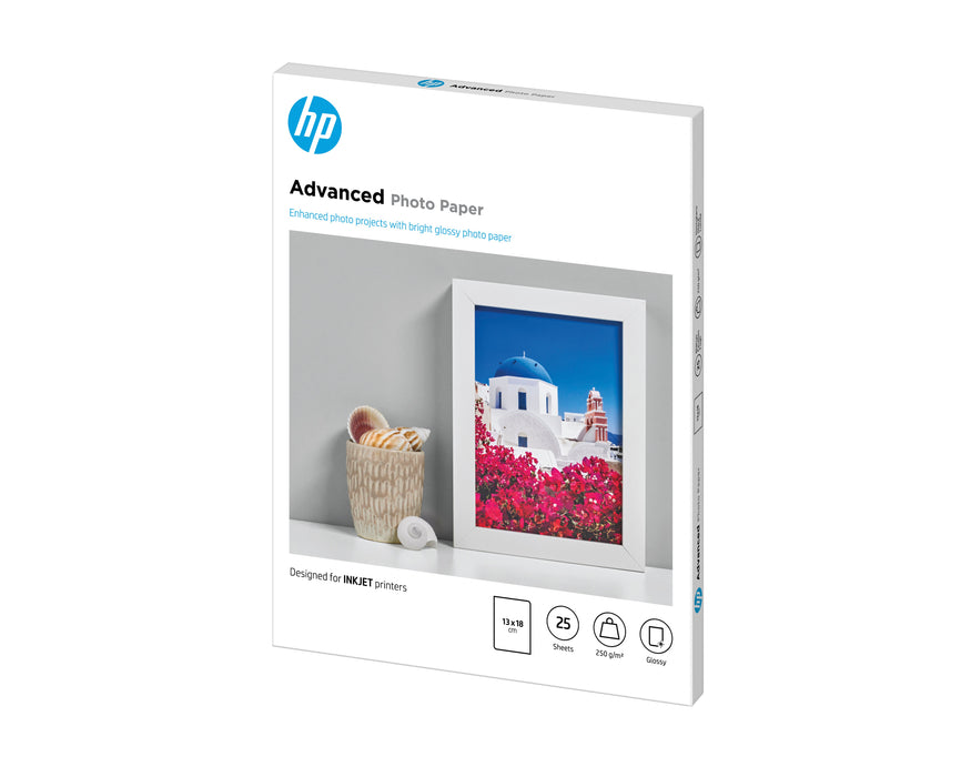 EAN 0882780349643 - HP Advanced Glossy Photo Paper-25 sht/13 x 18 cm borderless Brillo imagen 6