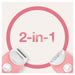 EAN 4210201423508 - Braun Silk-épil 3 -277 20 pinzas Blanco, Rosa imagen 5