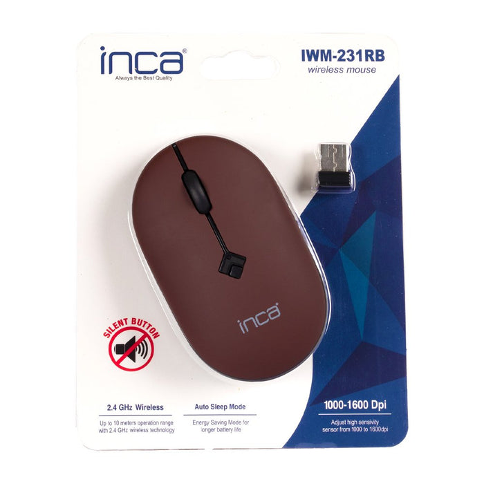 EAN 8681949010941 - Inca IWM-231RB ratón Ambidextro RF inalámbrico Óptico 1600 DPI imagen 6