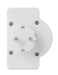 EAN 5999097904405 - Entac EPAG-1EE2E-SW adaptador de enchufe eléctrico Tipo F Tipo C (Euroconcexión) + Tipo F Blanco imagen 5