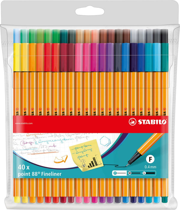 EAN 4006381506267 - STABILO point 88 rotulador Fino Multicolor 40 pieza(s) imagen 1