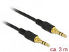 EAN 4043619855513 - DeLOCK 85551 cable de audio 3 m 3,5mm Negro imagen 1