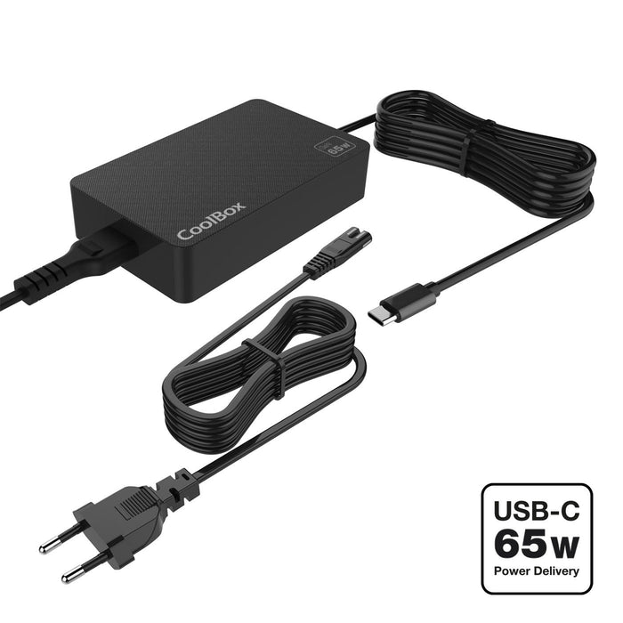 EAN 8436624424243 - CoolBox COO-NB65-UC adaptador e inversor de corriente Universal Negro imagen 4