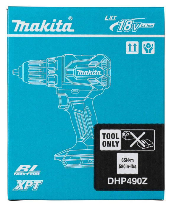 EAN 197050010247 - Makita DHP490Z destornillador eléctrico y llave de impacto 1900 RPM Azul, Negro imagen 18
