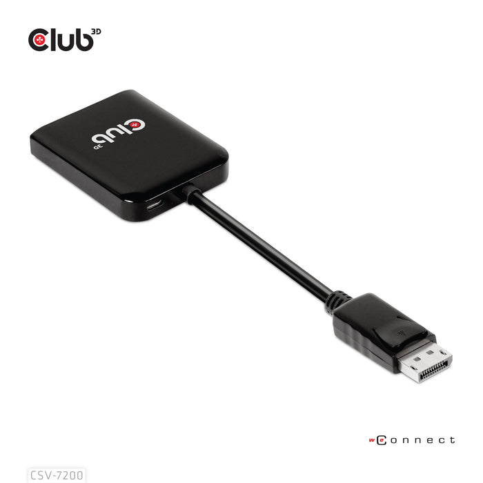EAN 8719214471972 - CLUB3D CSV-7220 adaptador de cable de vídeo 1 m DisplayPort HDMI + DisplayPort Gris imagen 11