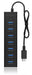 EAN 4250078165897 - ICY BOX IB-HUB1700-C3 USB 3.2 Gen 1 (3.1 Gen 1) Type-C 5000 Mbit/s Negro imagen 3