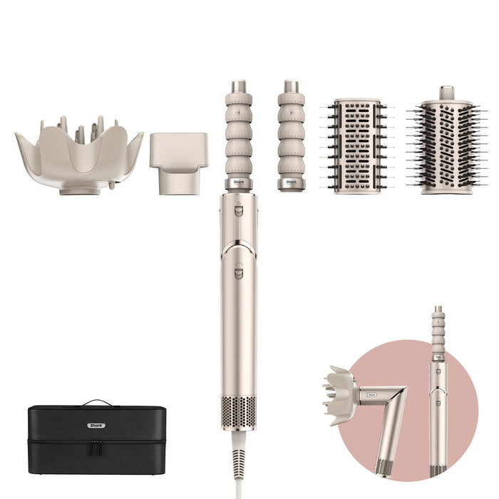 EAN 0622356306621 - Shark Haushaltsgeräte Herramienta de peinado con múltiples accesorios Caliente Beige 1650 W 2,5 m imagen 1
