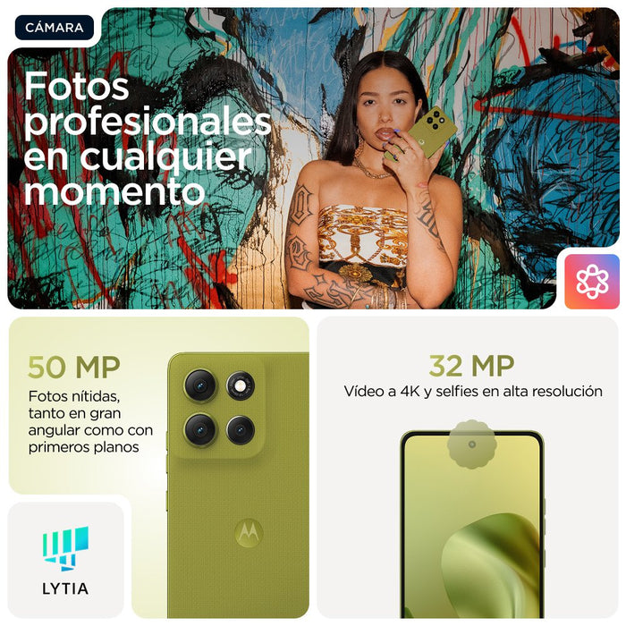 EAN 0840023294914 - Motorola moto g86 5G 16,9 cm (6.67") SIM doble Android 15 USB Tipo C 8 GB 256 GB 5200 mAh Verde imagen 8
