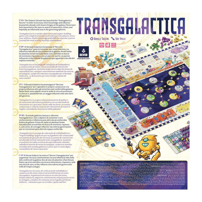 EAN 8436607946632 - Devir Transgalactica 75 min Juego de mesa imagen 4