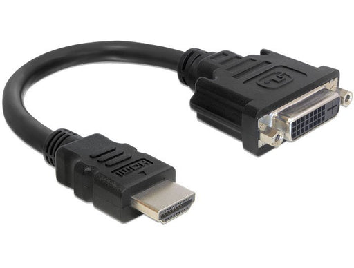 EAN 4043619653270 - DeLOCK 0.2m HDMI-DVI M/F 0,2 m HDMI tipo A (Estándar) DVI-D Negro imagen 1