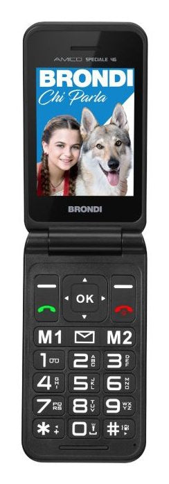 EAN 8015908810806 - Brondi 10281080 teléfono móvil 7,11 cm (2.8") Negro, Metálico Característica del teléfono imagen 4