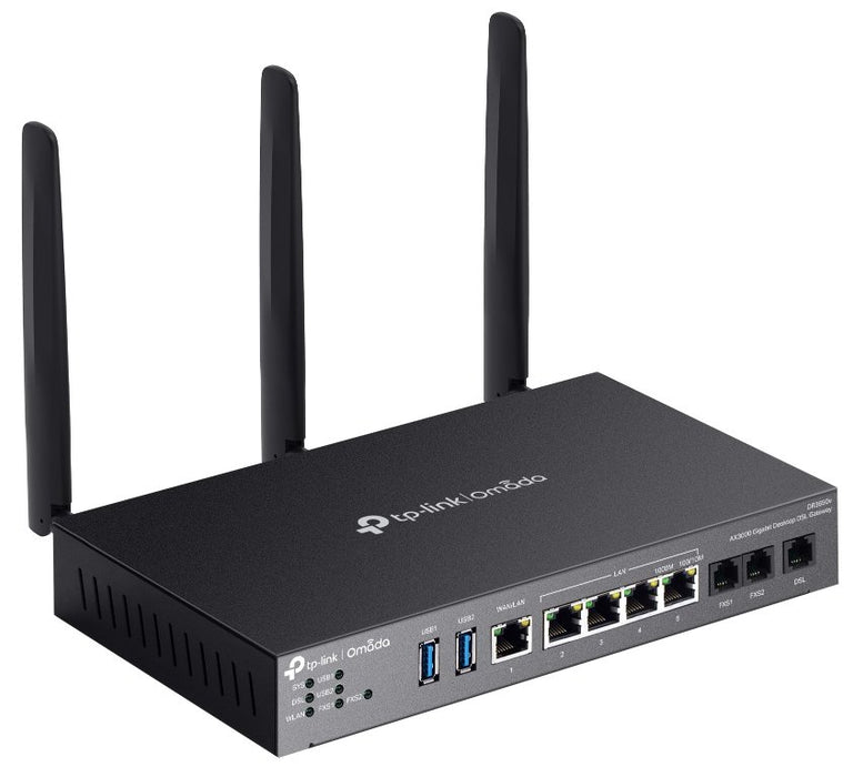 EAN 8885020626797 - TP-Link Omada DR3220v-4G router inalámbrico Gigabit Ethernet Doble banda (2,4 GHz / 5 GHz) Negro imagen 4