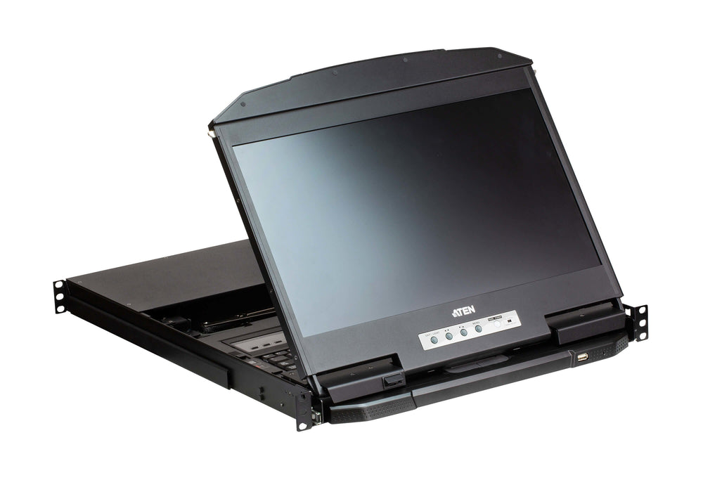 EAN 4710469345821 - ATEN CL3884NW consola de rack 47 cm (18.5") 1920 x 1080 Pixeles Metal Negro 1U imagen 4