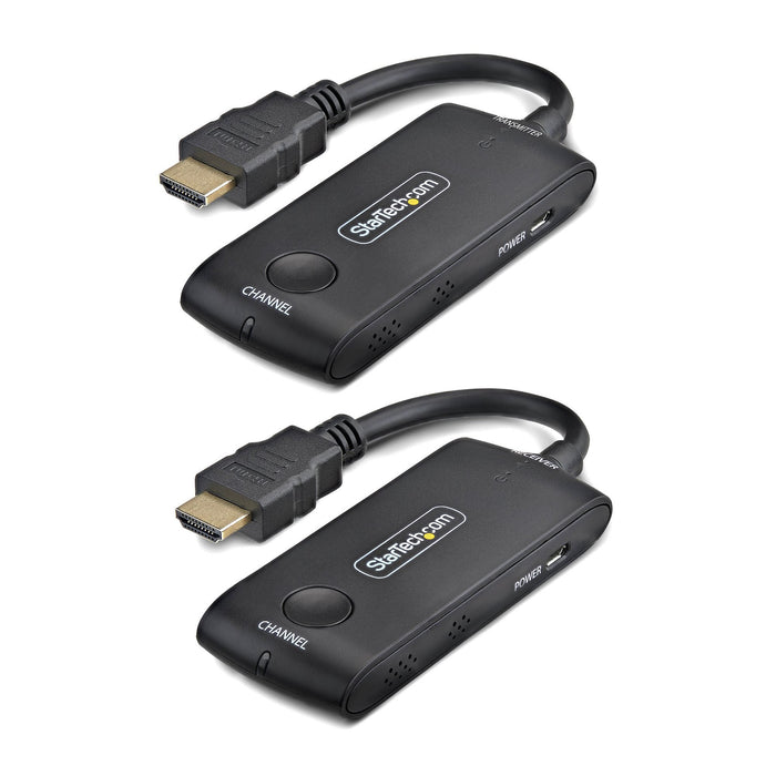 EAN 65030920070 - StarTech.com 4KHDMI-WIRELESS-65FT extensor audio/video Transmisor y transmisor-receptor de señales AV Negro imagen 1