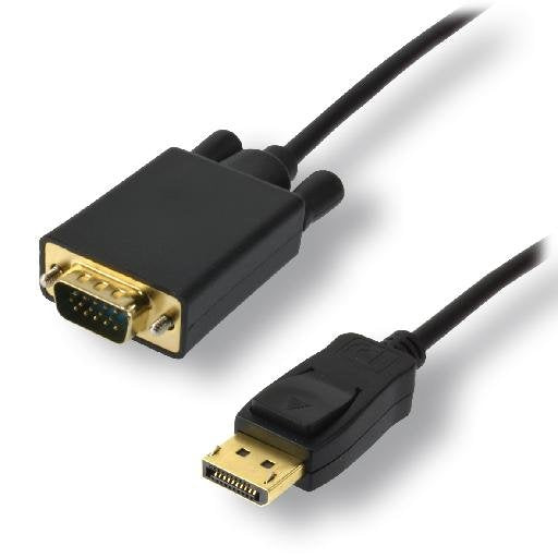 EAN 3700224758974 - MCL MC294-1.5M adaptador de cable de vídeo 1,5 m DisplayPort VGA (D-Sub) Negro imagen 2