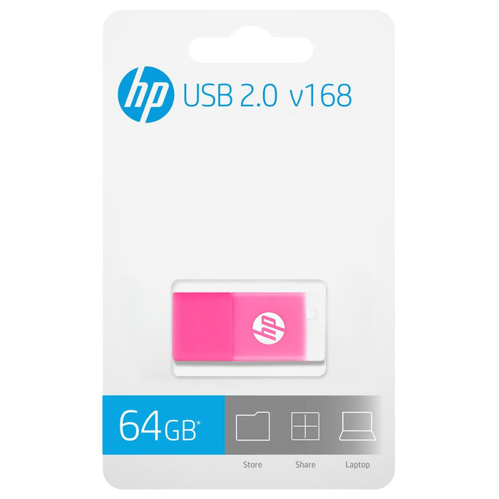 EAN 4718006456306 - HP v168 unidad flash USB 64 GB USB tipo A 2.0 Rosa imagen 7