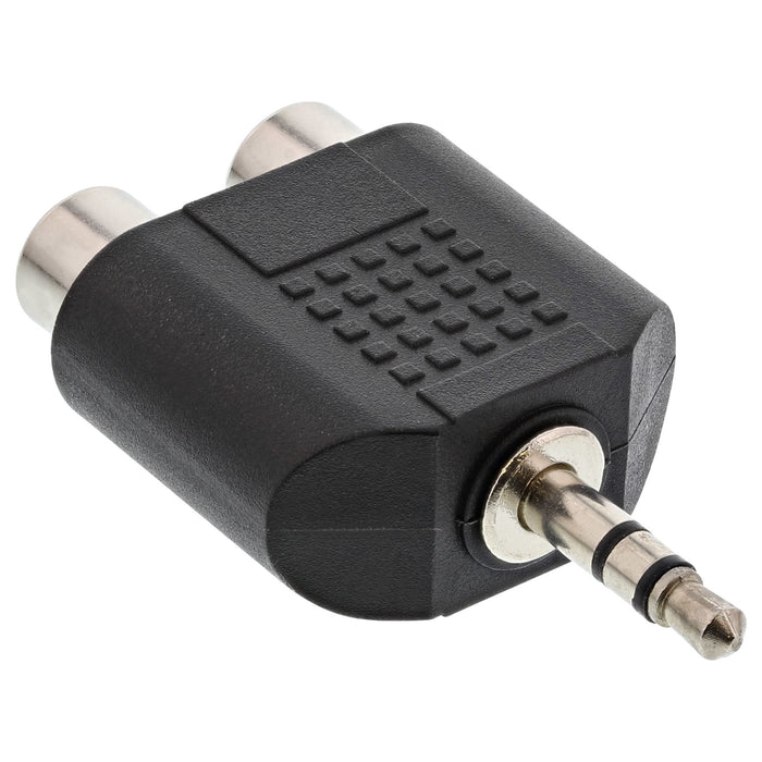 EAN 4043718030958 - InLine 99302 cambiador de género para cable 3.5mm jack male 2x RCA F Negro imagen 2
