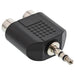 EAN 4043718030958 - InLine 99302 cambiador de género para cable 3.5mm jack male 2x RCA F Negro imagen 2