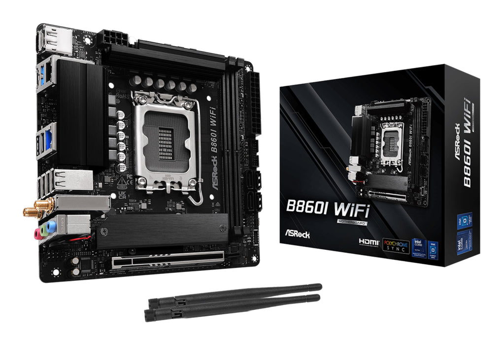 EAN 4711581490321 - Asrock B860I WiFi Intel B860 LGA 1851 (Socket V1) mini ITX imagen 1