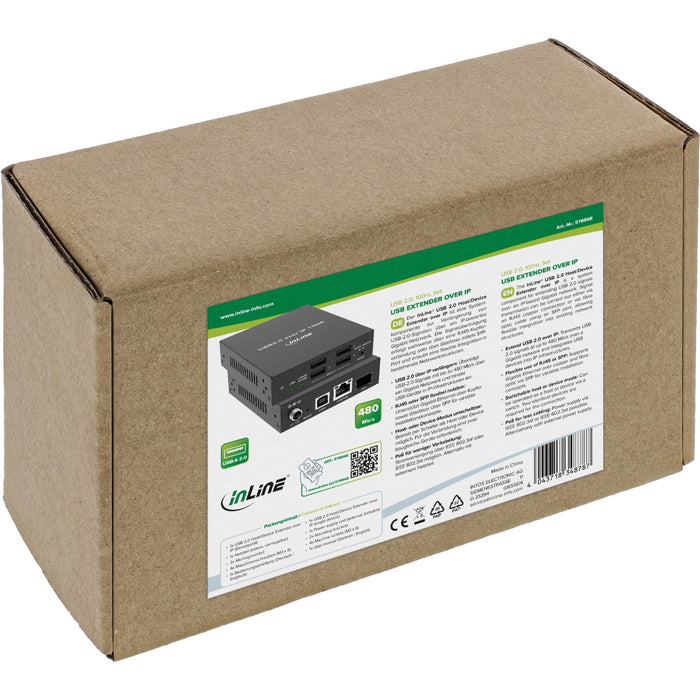 EAN 4043718348787 - InLine 57886E ampliador de red Negro imagen 6