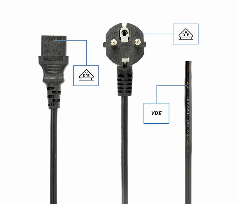 EAN 8716309026741 - Gembird PC-186-VDE-5M cable de transmisión Negro imagen 6