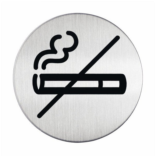 EAN 4005546400204 - Durable Picto "No Smoking" Alrededor Plata Acero inoxidable imagen 1