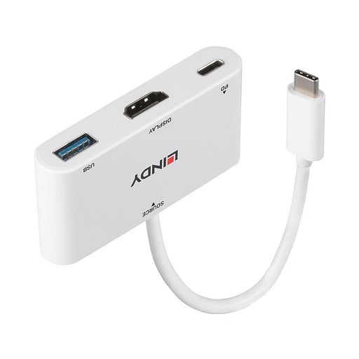 EAN 4002888433402 - Lindy 43340 Adaptador gráfico USB 3840 x 2160 Pixeles Blanco imagen 1