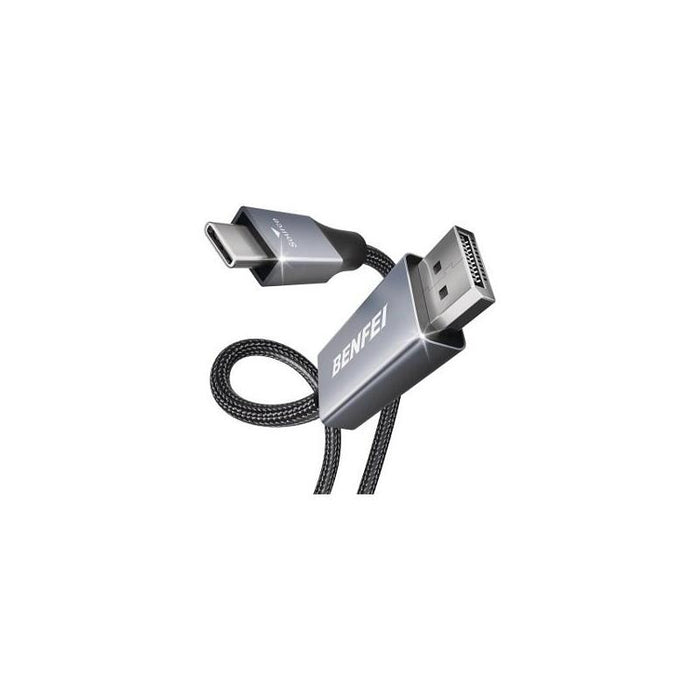 Benfei Usb-C To Displayport 8k Cable - 1.8m 000207grey