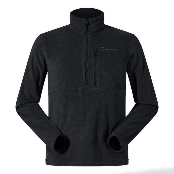 Berghaus Prism Half Zip Polartec® Fleece - Sudadera Polar Para Hombre, Talla L (Negro)