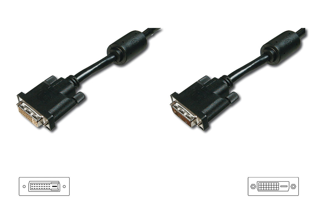 EAN 4016032298496 - Digitus AK-320200-050-S cable DVI 5 m DVI-D Negro imagen 1