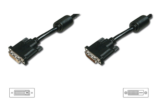 EAN 4016032298496 - Digitus AK-320200-050-S cable DVI 5 m DVI-D Negro imagen 1