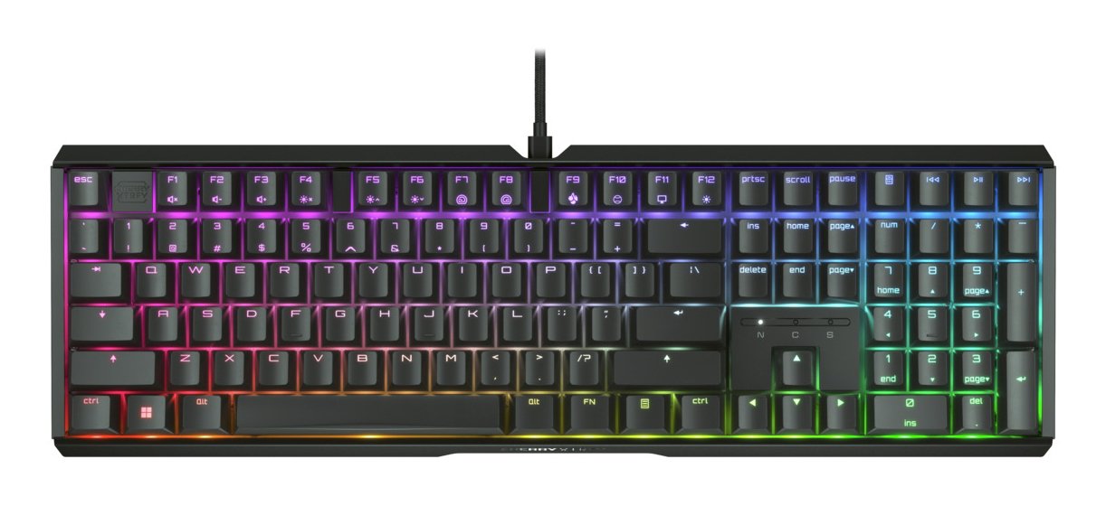 EAN 4025112113666 - CHERRY XTRFY MX 3.1 teclado Juego USB QWERTY Inglés Negro imagen 1