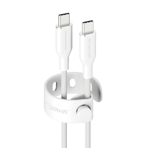 EAN 5715685027642 - PanzerGlass empower™ by ® Racing 60W USB-C to USB-C Cable | USB 2.0 | 2M | Silver White cable USB Blanco imagen 1